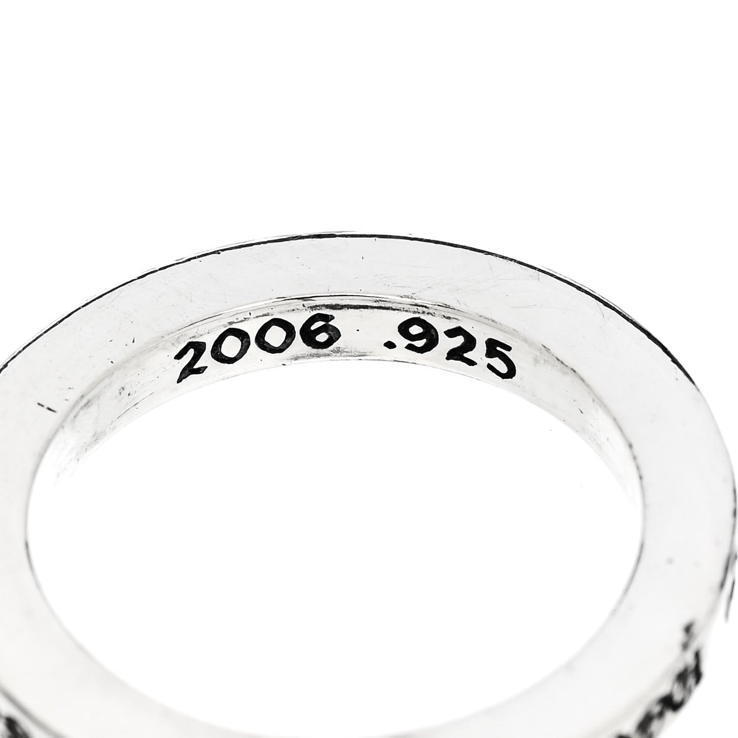 Sterling Silver CH Honolulu Fck You Spacer Ring 56 7.5