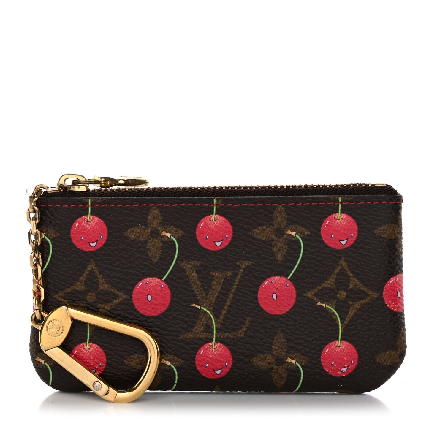 Monogram Cerises Key Pouch