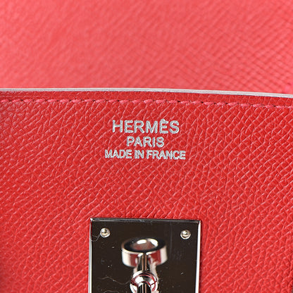 Hermes Epsom Birkin 35 Rouge Casaque 20 of 39