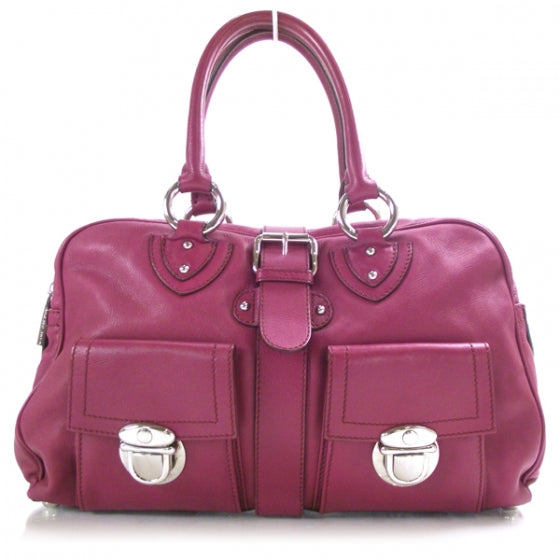 Leather Venetia Fuchsia
