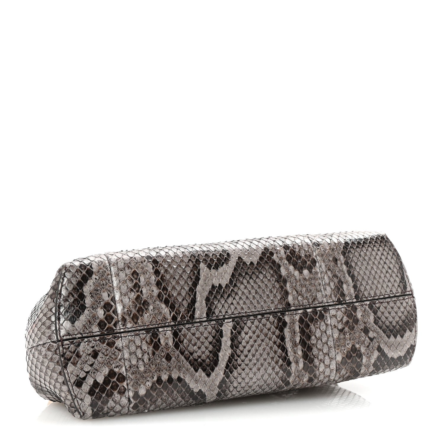 Fendi Snakeskin Small Fendi First Dark Grey 1735596 – FASHIONPHILE
