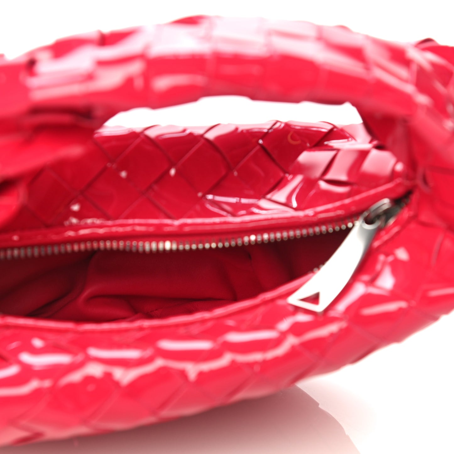 Patent Nappa Intrecciato Mini Jodie Candy Stripe