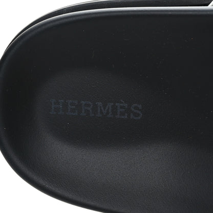 Hermes Calfskin Womens Chypre Sandals 40 White 7 of 8