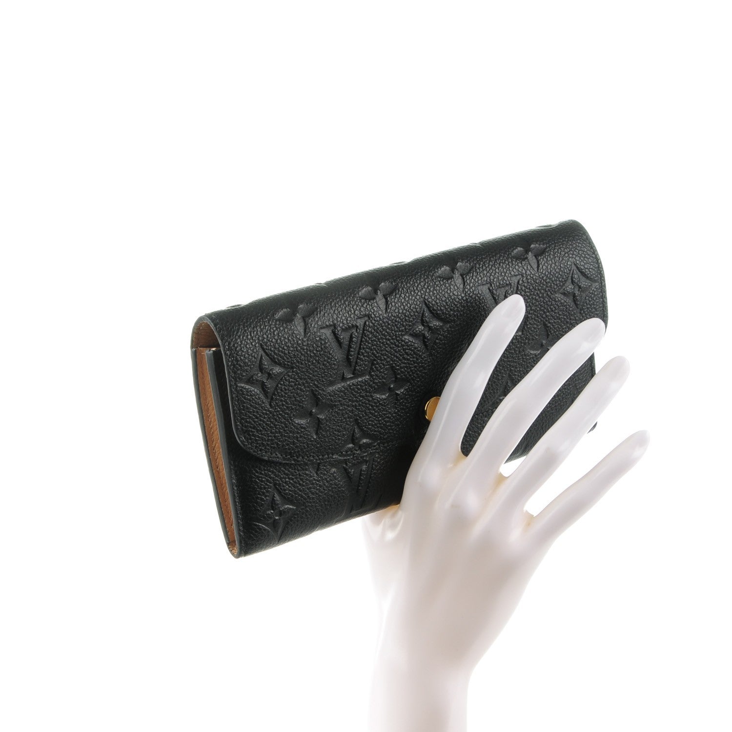 Louis Vuitton Empreinte Emilie Wallet Black Dune 2 of 7
