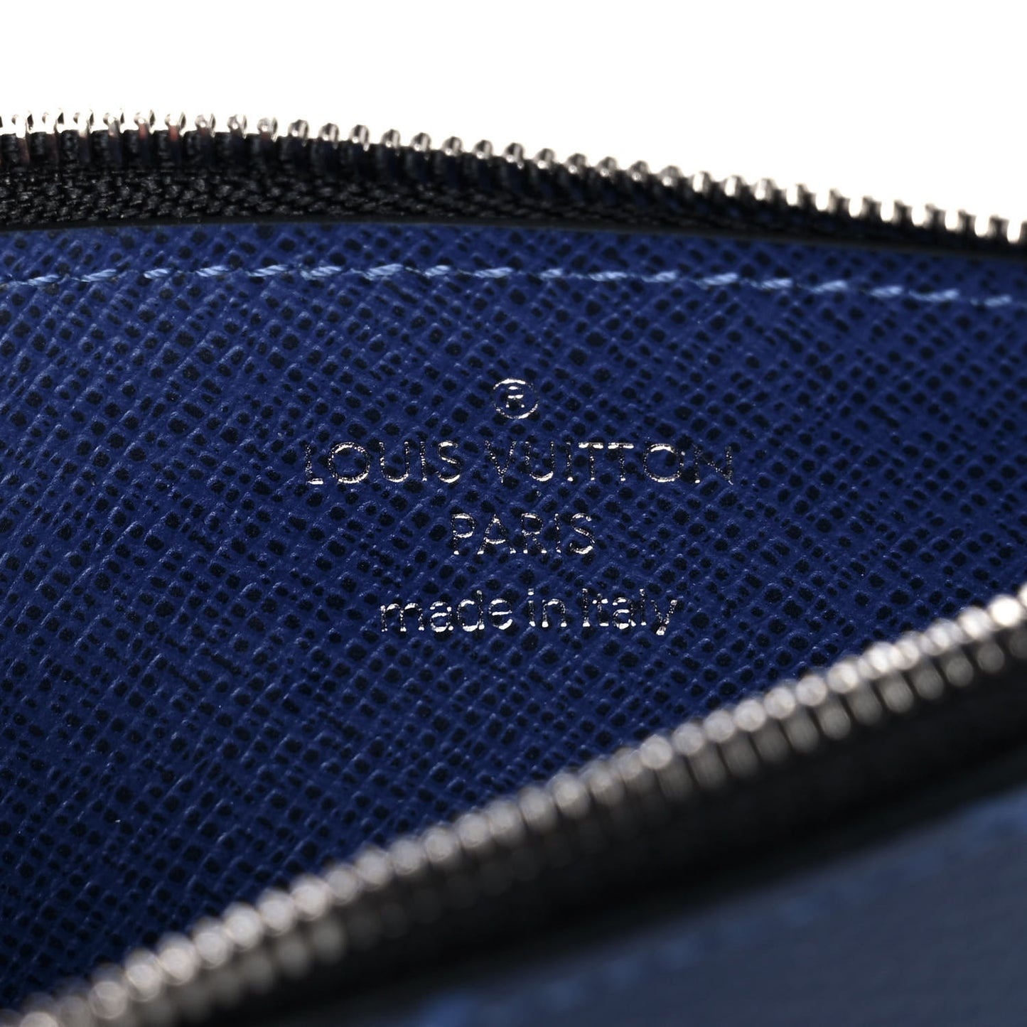 Monogram Taiga Coin Card Holder Cobalt