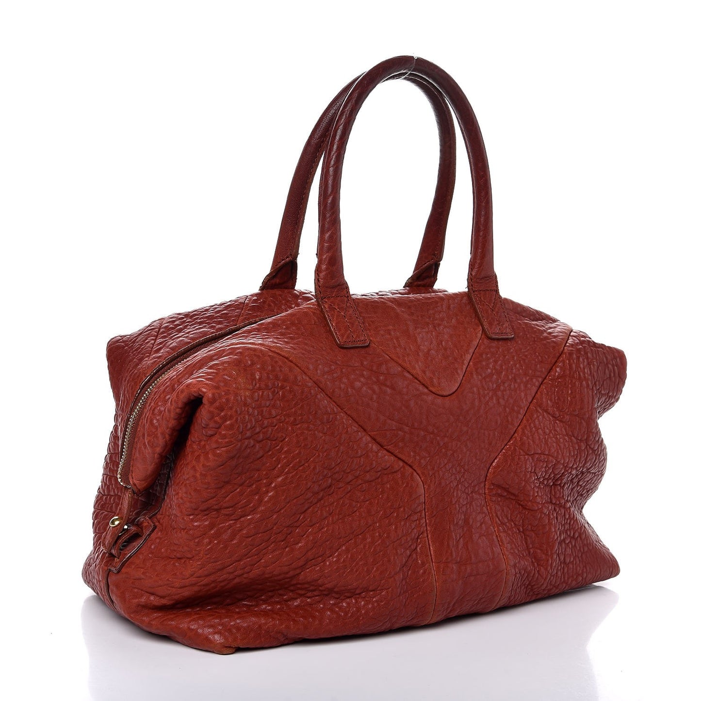 Pebbled Lambskin Easy Sac Burnt Orange