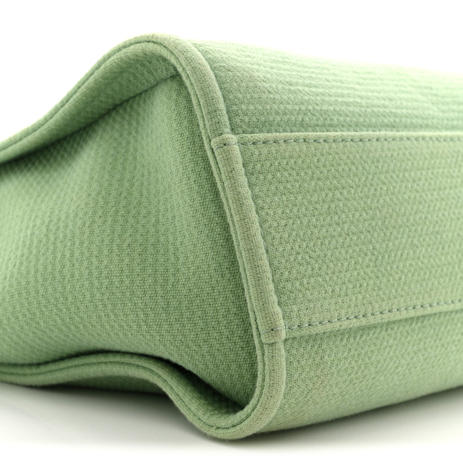Chanel Mixed Fibers Small Deauville Tote Green 10 of 11