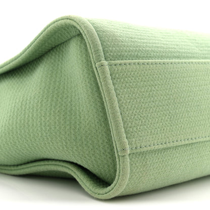 Chanel Mixed Fibers Small Deauville Tote Green 10 of 11