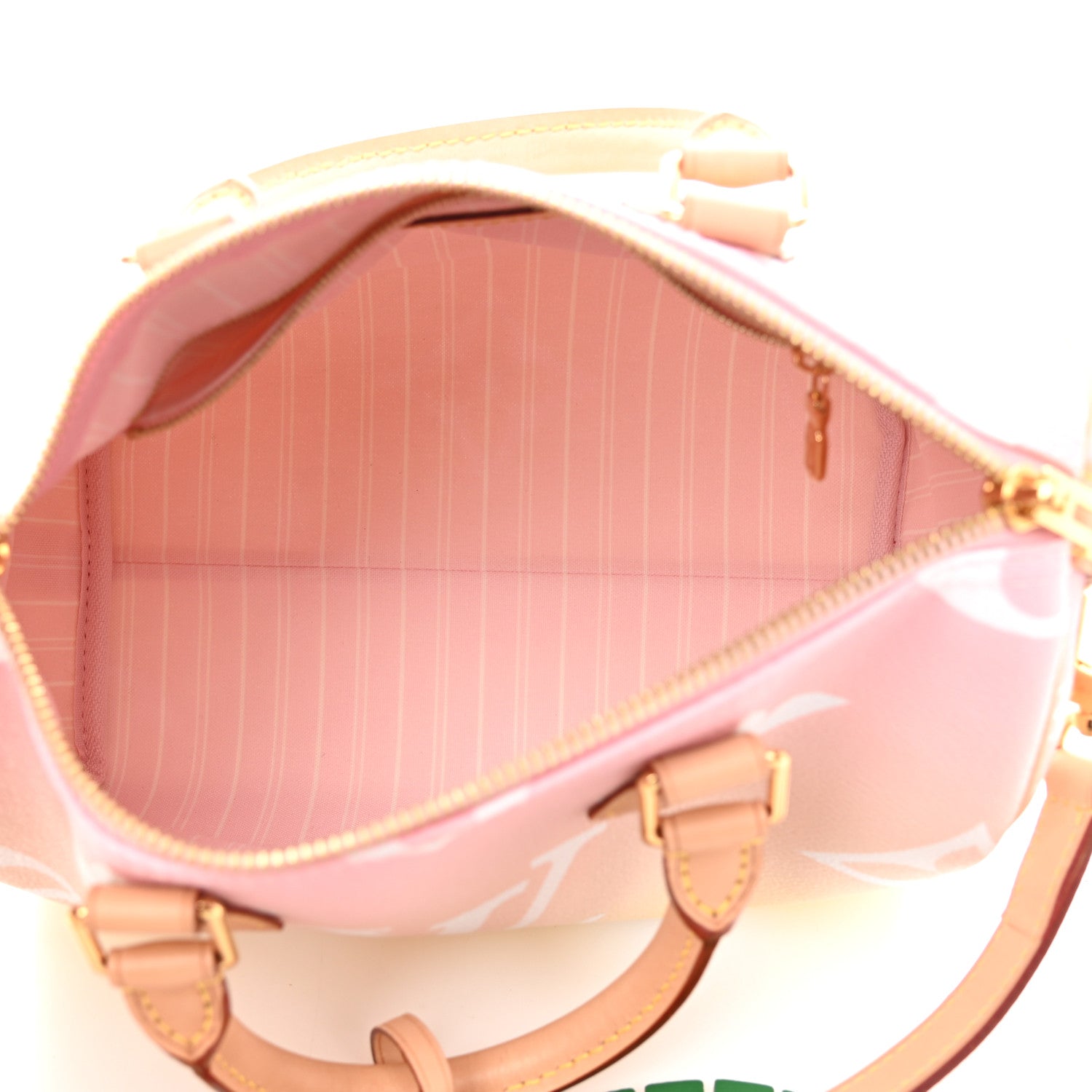 Louis Vuitton Monogram Giant By The Pool Speedy Bandouliere 25 Light Pink 5 of 9