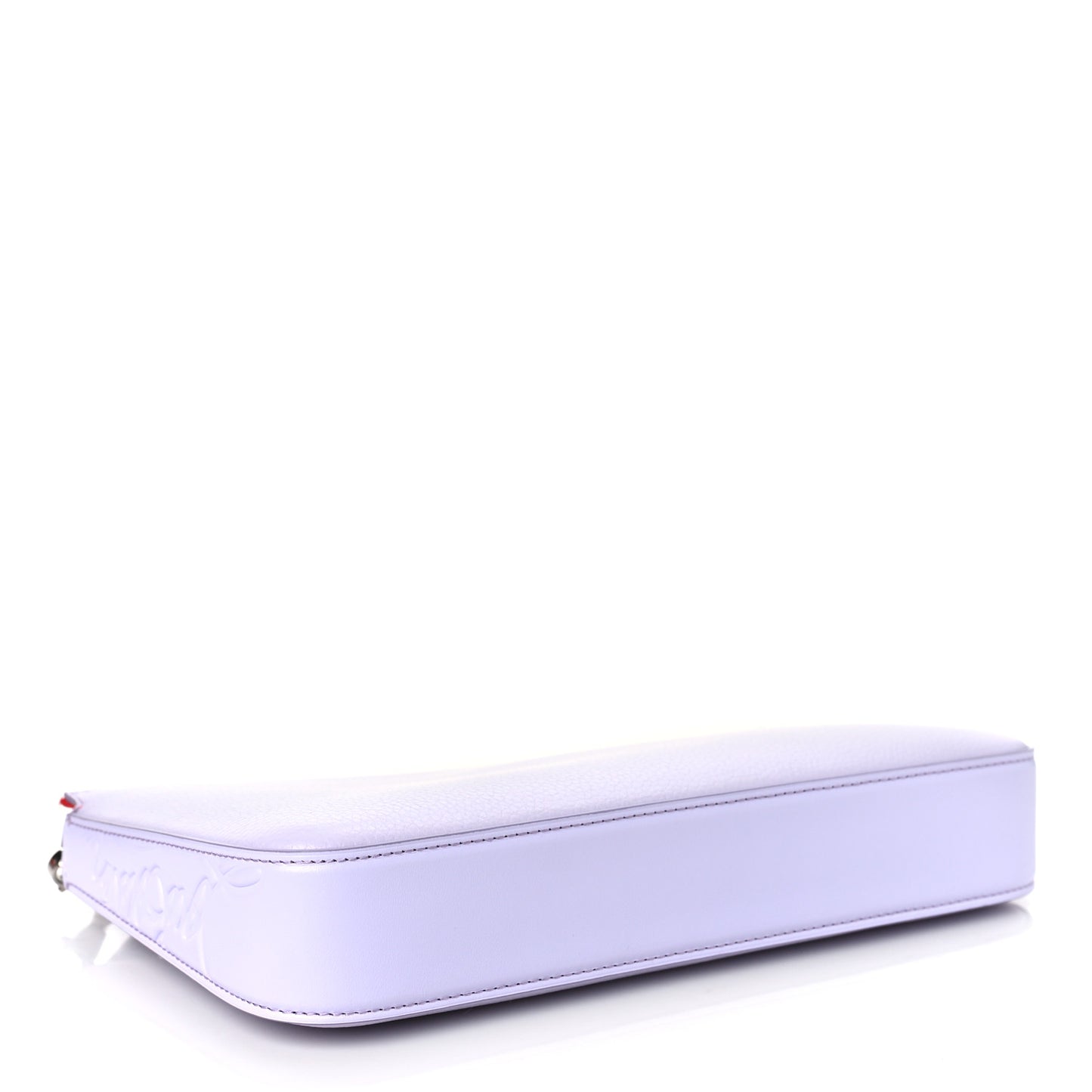Calfskin Empire Loubila Pouch on Chain Lilac Smoke Rosy