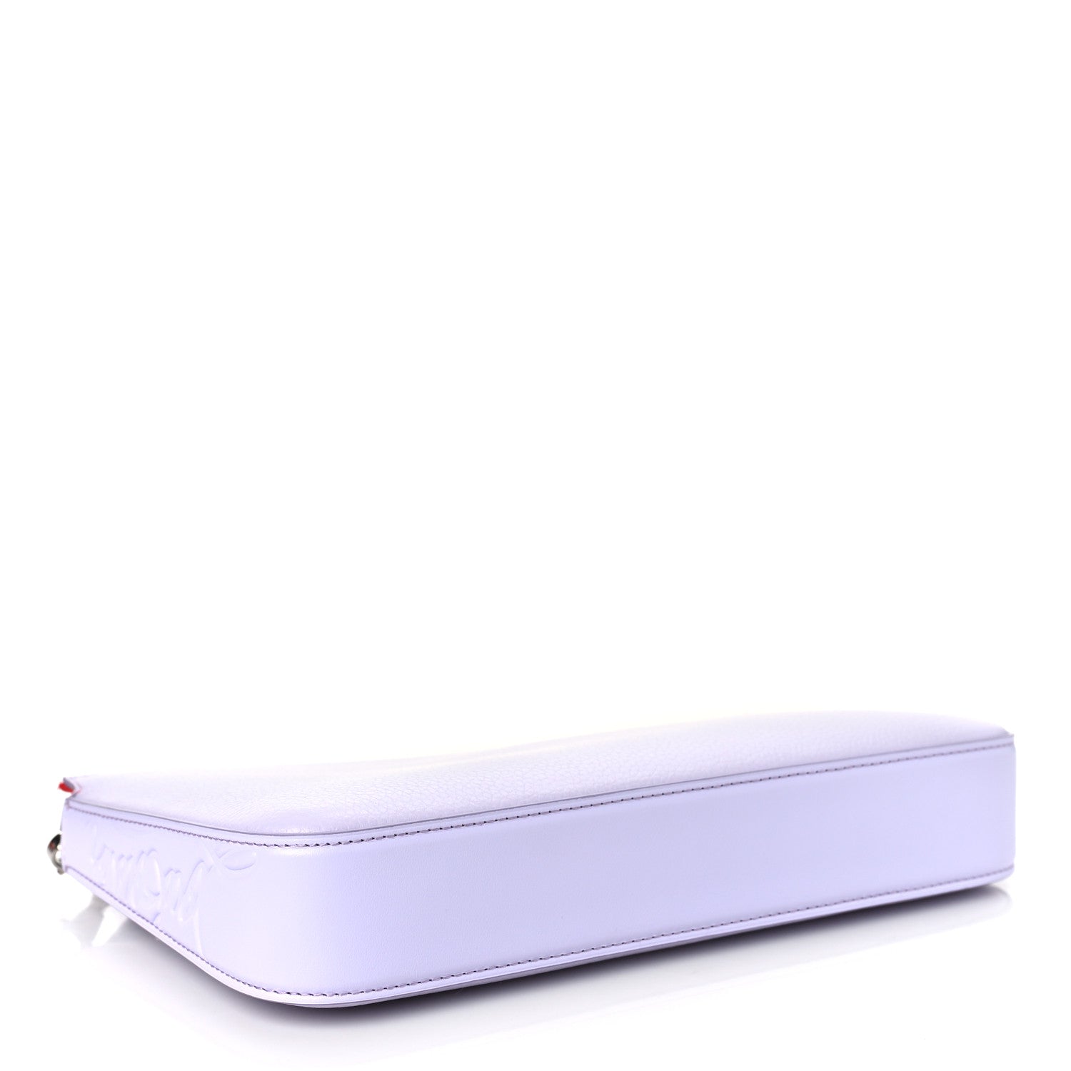 Christian Louboutin Calfskin Empire Loubila Pouch on Chain Lilac Smoke Rosy 3 of 7