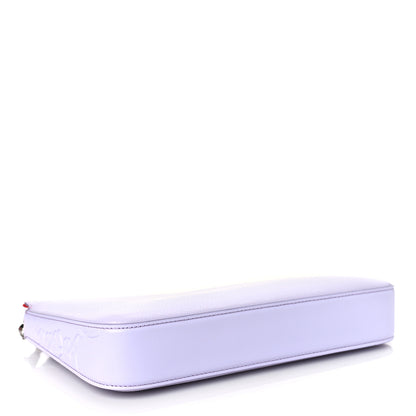 Christian Louboutin Calfskin Empire Loubila Pouch on Chain Lilac Smoke Rosy 3 of 7