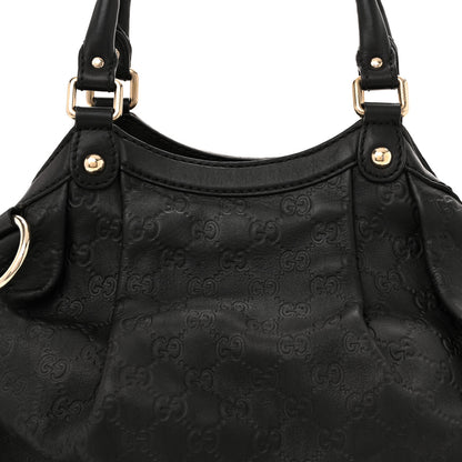 Gucci Guccissima Medium Sukey Tote Black 8 of 12