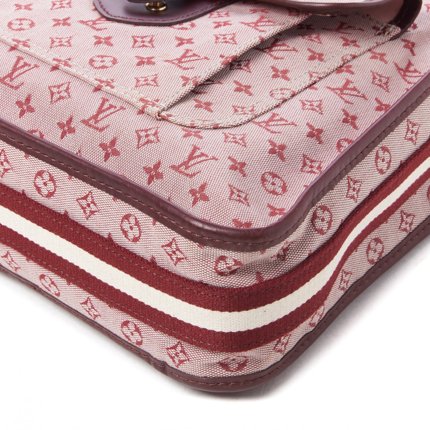 Mini Monogram Besace Mary Kate Cherry