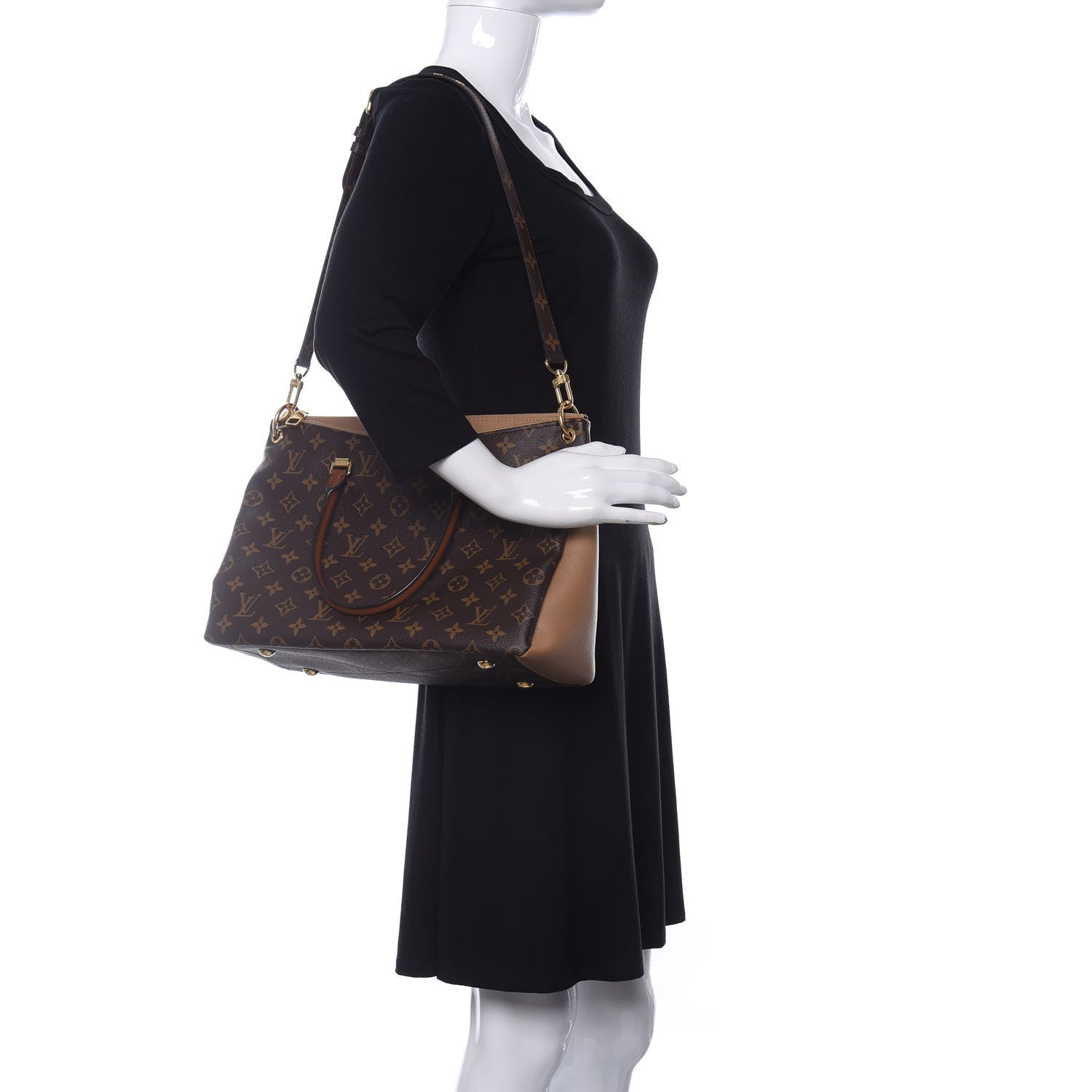 Louis Vuitton Monogram Pallas Full Sesame 2 of 9