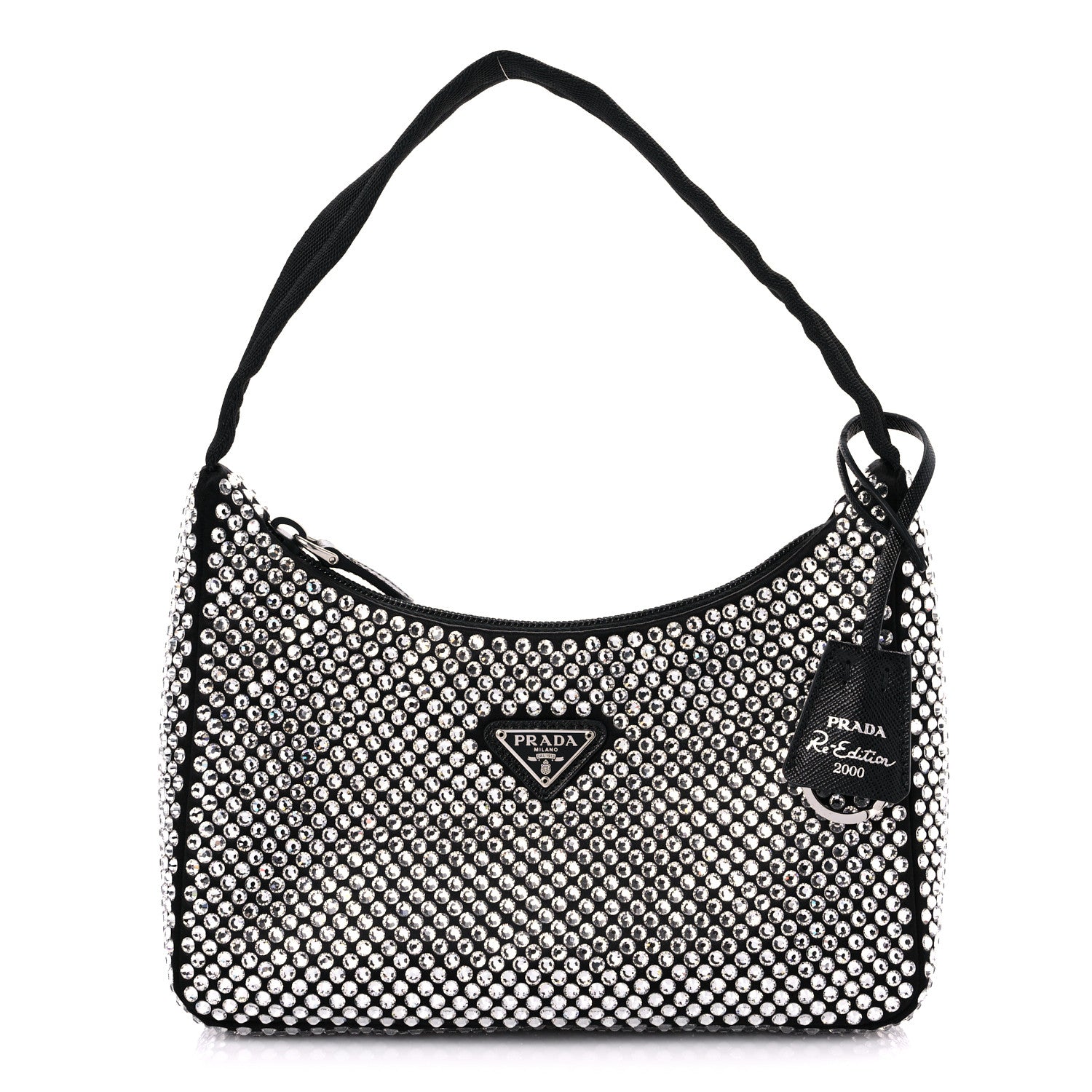 Prada Satin Crystal Mini Re-Edition 2000 Bag Cristal 1 of 9