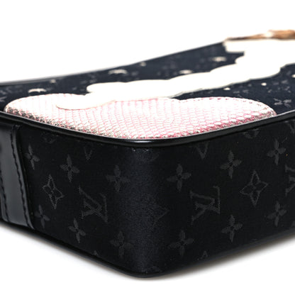Louis Vuitton Satin Mini Monogram Conte De Fees Pochette Black 8 of 9