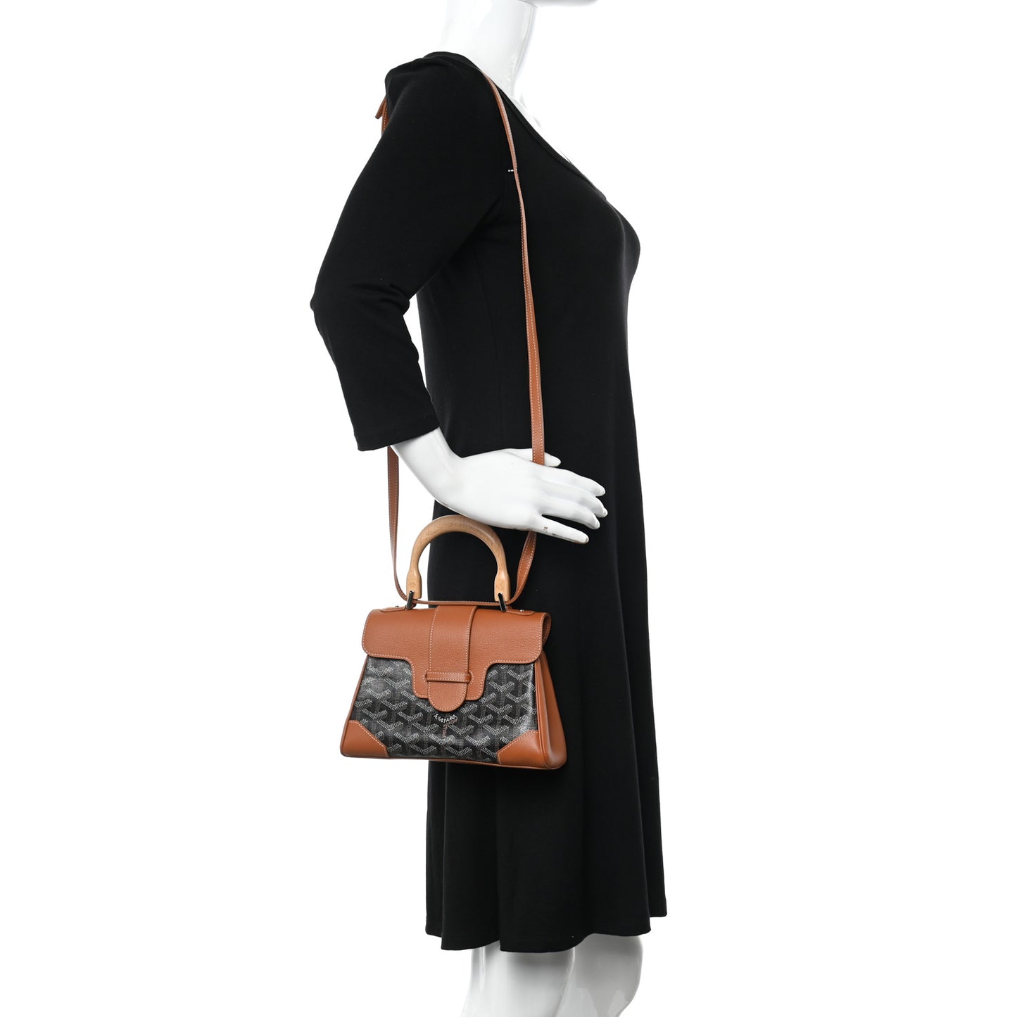 Goyardine Mini Saigon Black Gold