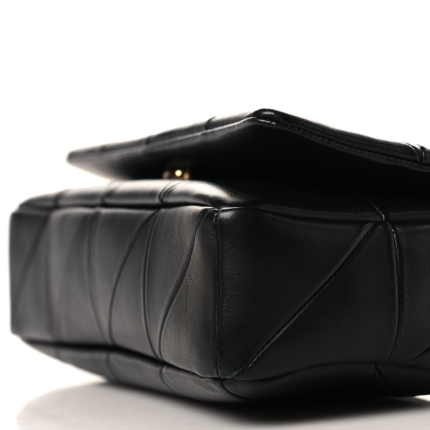 Saint Laurent Lambskin Patchwork Monogram Medium Jamie Black 10 of 11