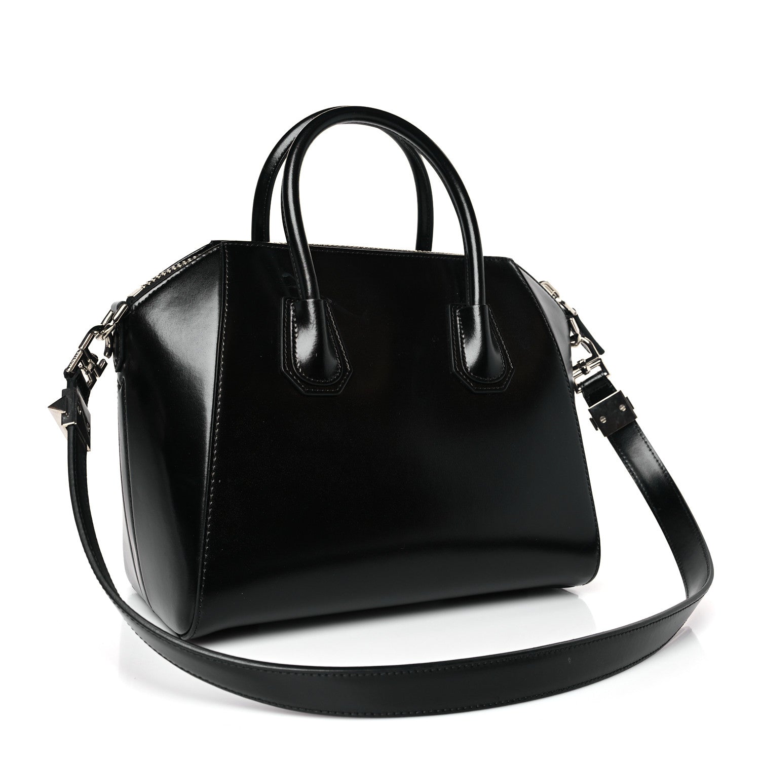 Givenchy Shiny Lord Calfskin Small Antigona Black 3 of 10
