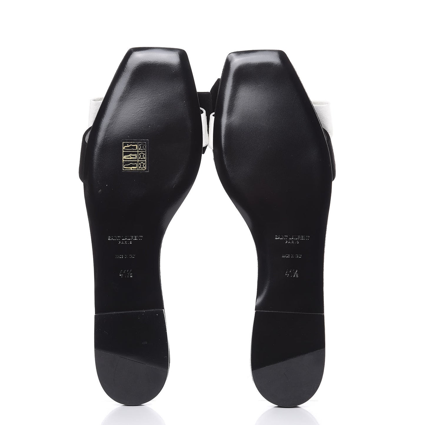 Ayers Nubuck Bow Nu Pieds Slide Sandals 41.5 Black