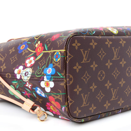 Louis Vuitton LV X TM Monogram Flowers Neverfull MM 11 of 12