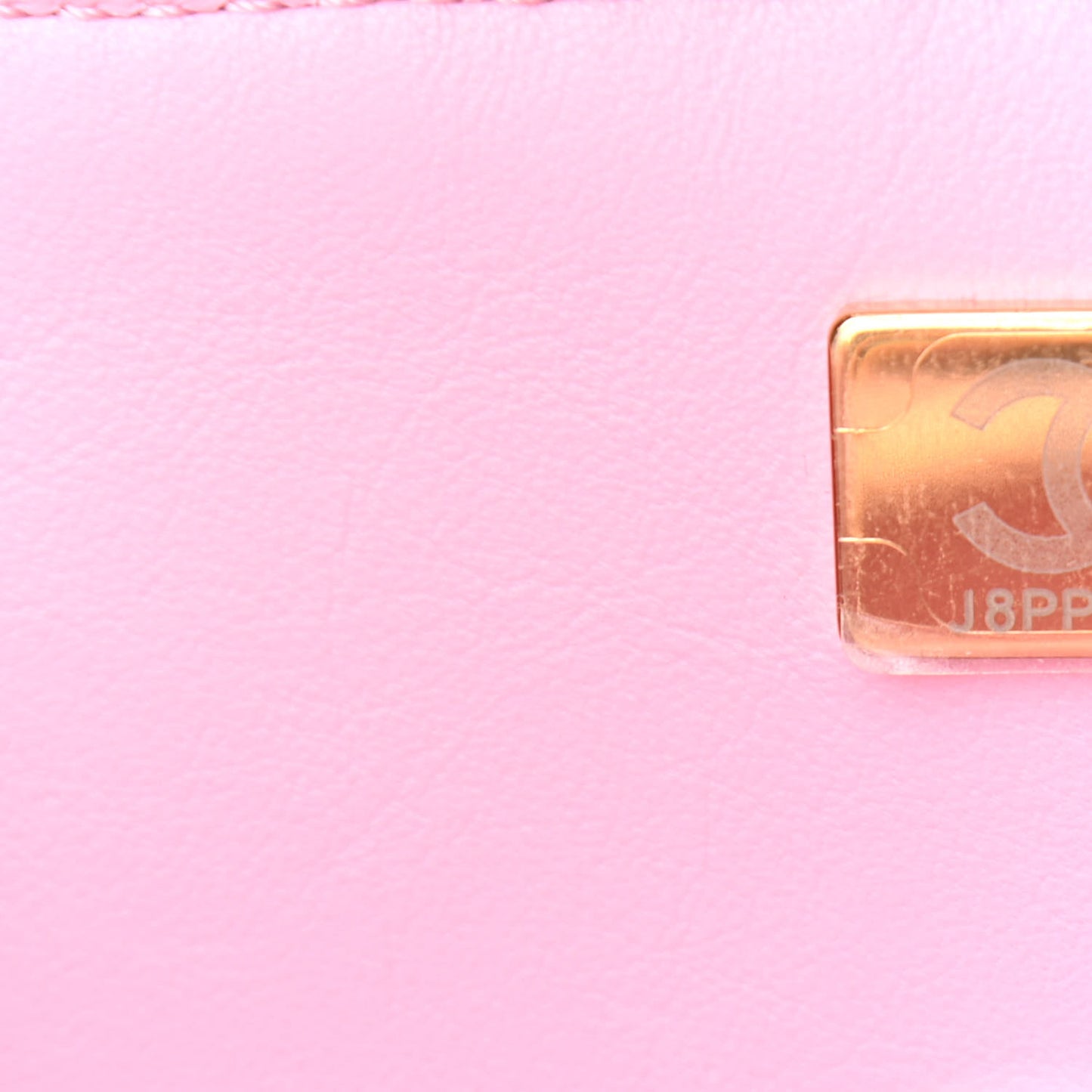 Caviar Quilted Pick Me Up Small Vanity Case Light Pink