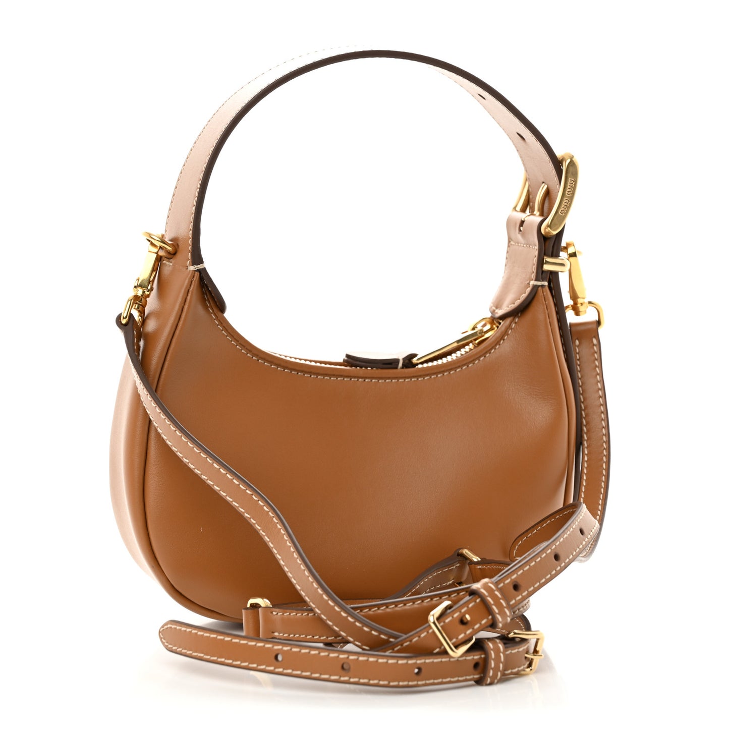 Nappa Mini Hobo Caramel