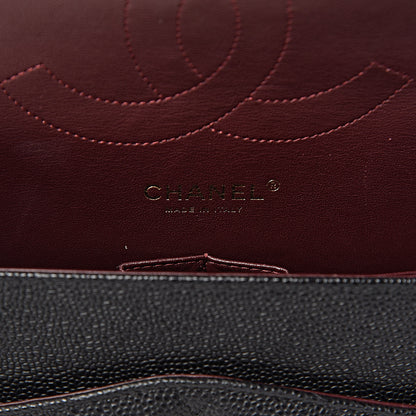 Chanel Caviar Quilted Jumbo Double Flap Black 6 of 10