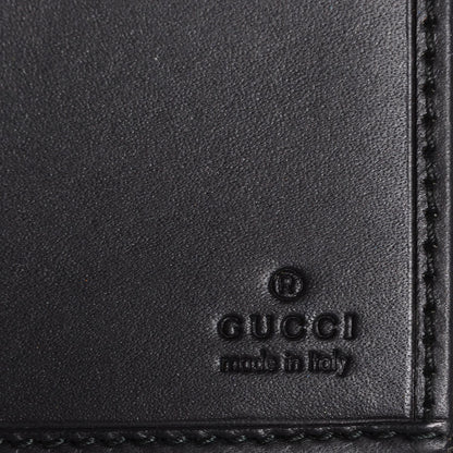Gucci Crystal Monogram Icon Bar Continental Flap Wallet Dark Blue 6 of 8