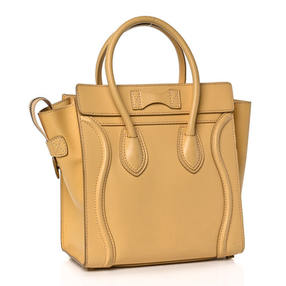 Celine Smooth Calfskin Micro Luggage Butter 2 of 11