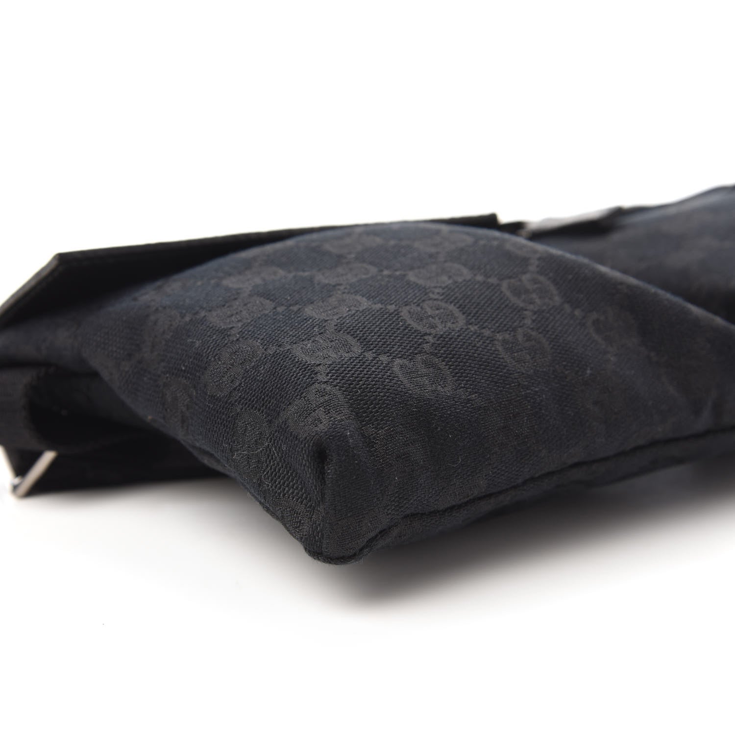Gucci GG Monogram Double Pocket Belt Bag Black 6 of 11