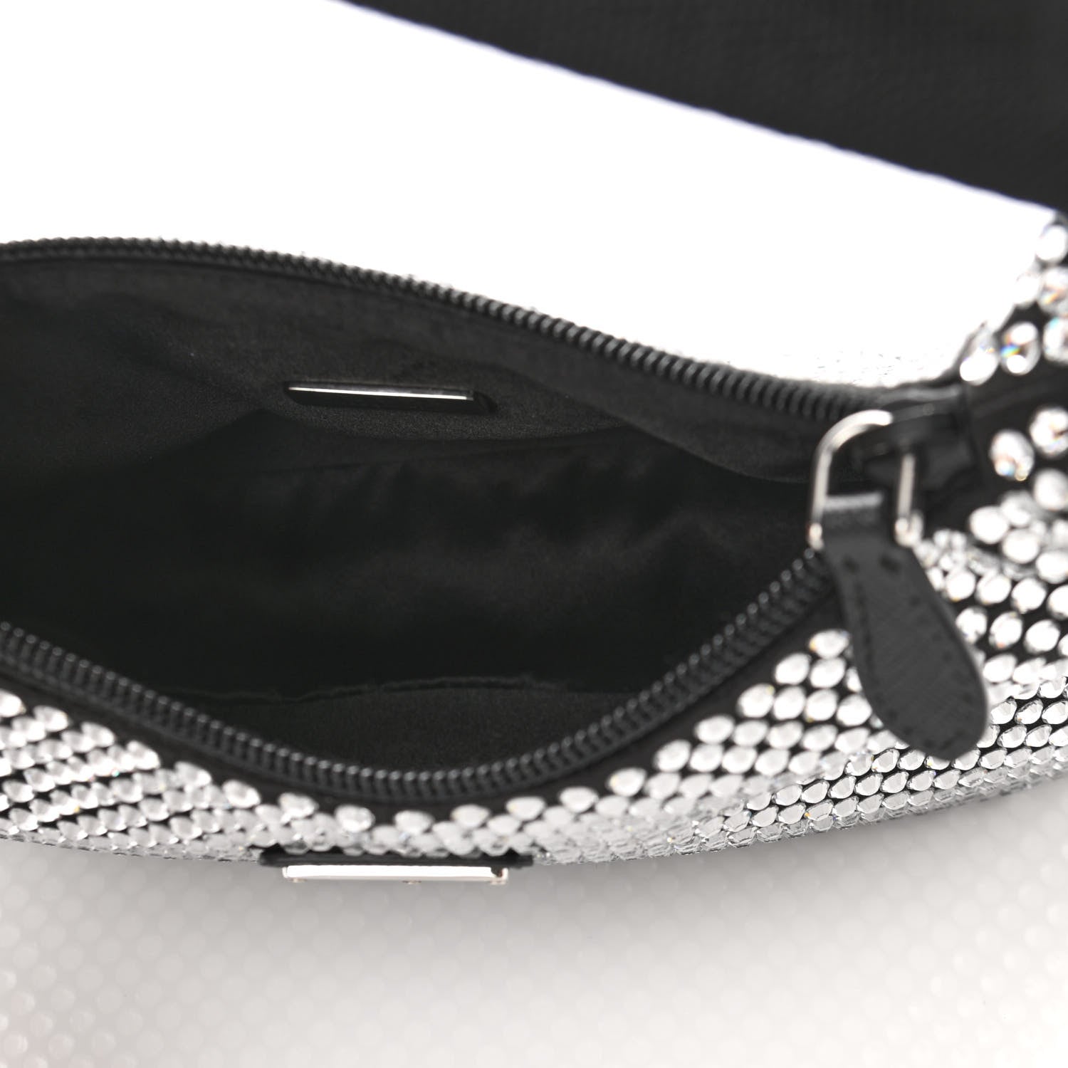 Prada Satin Crystal Mini Re-Edition 2000 Bag Cristal 5 of 9