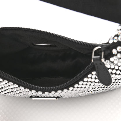 Prada Satin Crystal Mini Re-Edition 2000 Bag Cristal 5 of 9