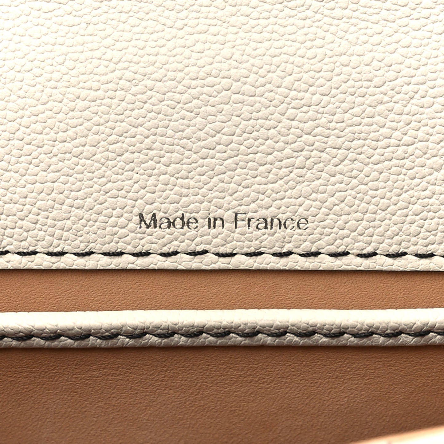 Grained Rodeo Calfskin Surpique Mini Brillant Satchel White