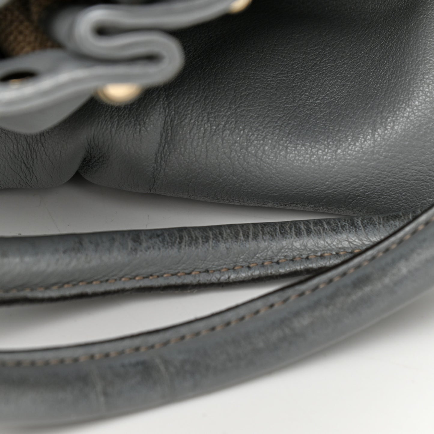 Calfskin Studded Pelham Tote Grey