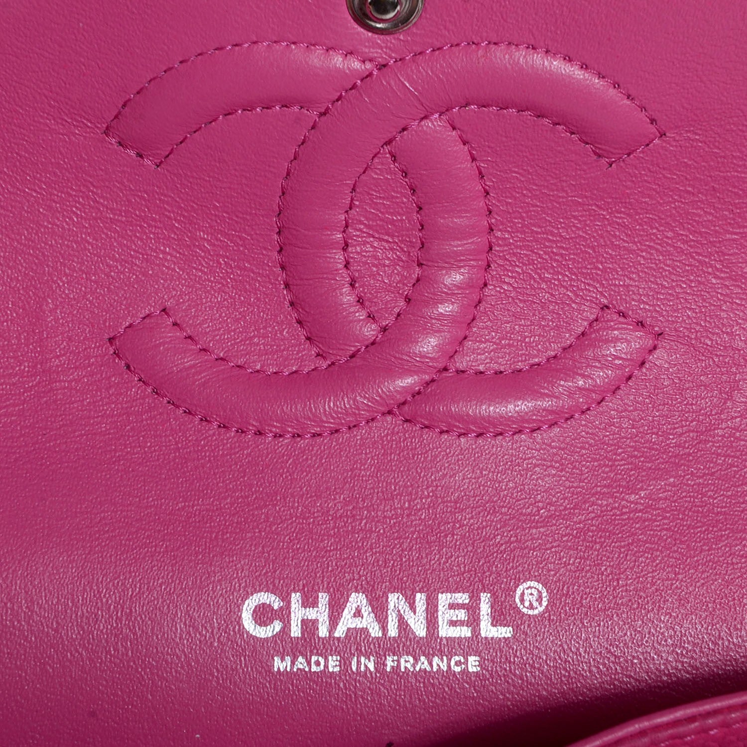 Chanel Iridescent Caviar Quilted Medium Double Flap Pink 7 of 9