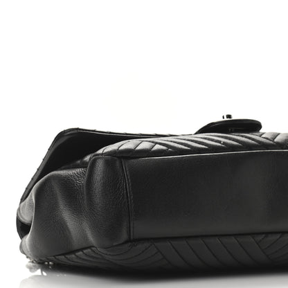 Chanel Lambskin Large CC Crossing Flap Black 9 of 10