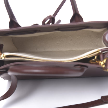 Mansur Gavriel Calfskin Sun Bag Burgundy 5 of 11