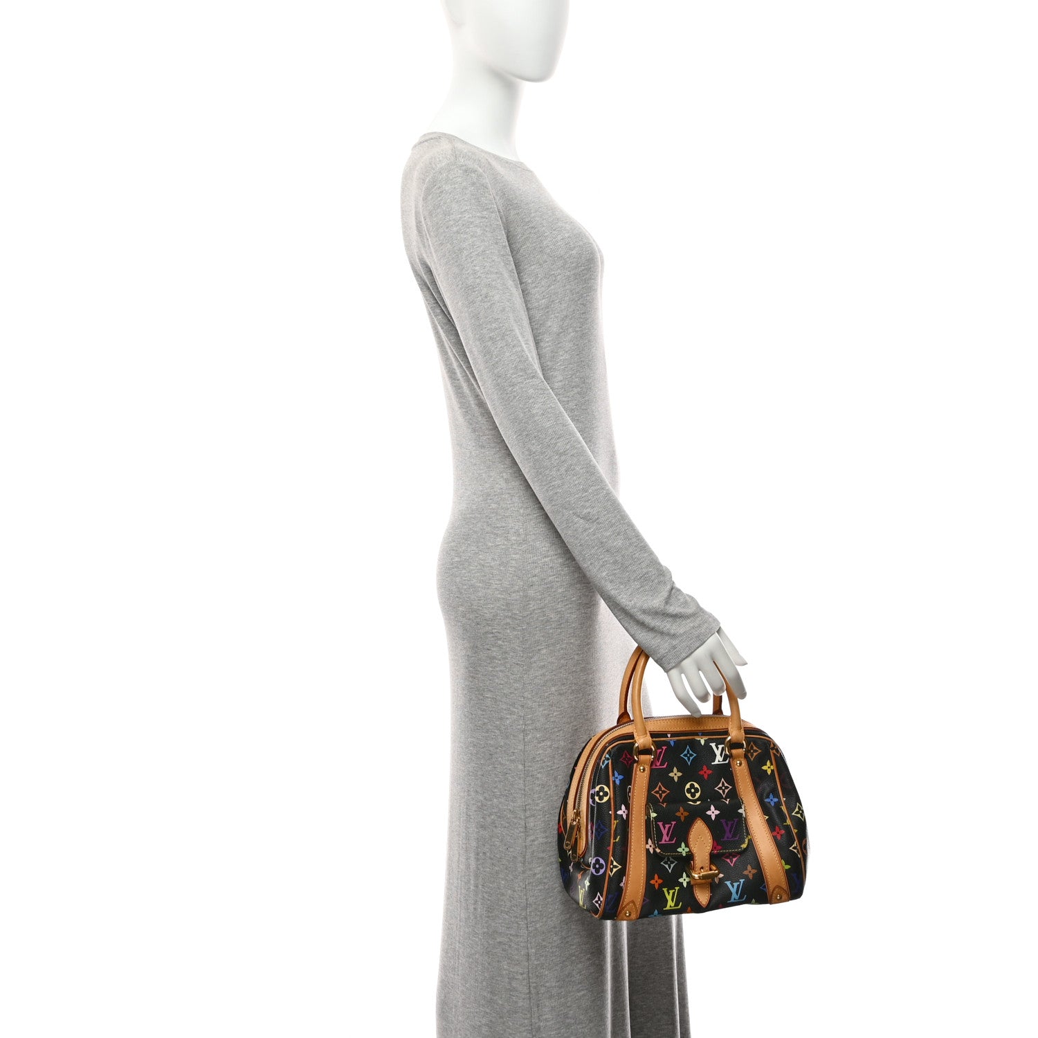 Louis Vuitton Monogram Multicolor Priscilla Black 2 of 10