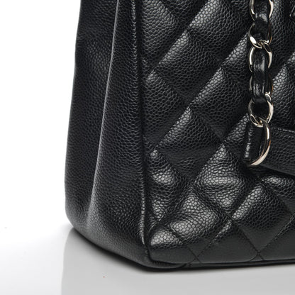 Chanel Caviar Quilted Grand Shopping Tote GST Black 8 of 10