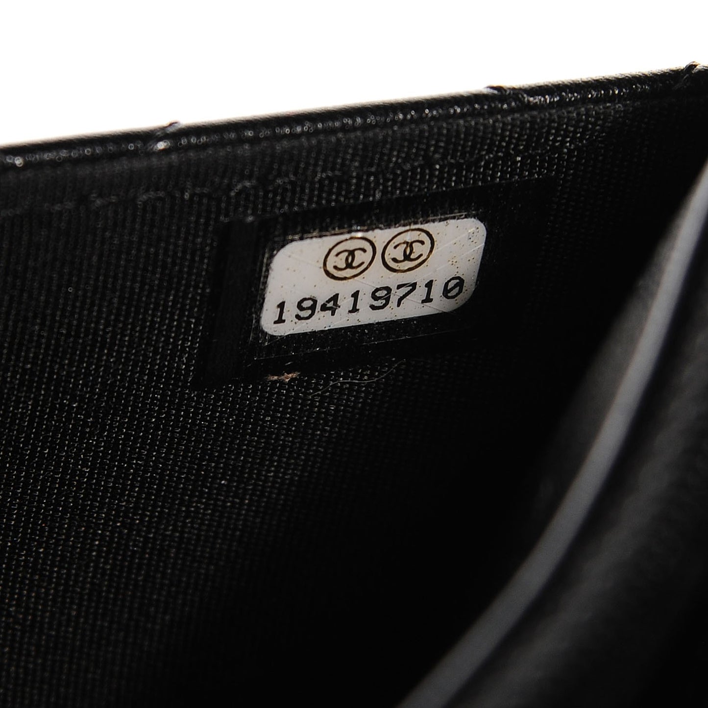 Lambskin Quilted Boy Wallet On Chain WOC Black