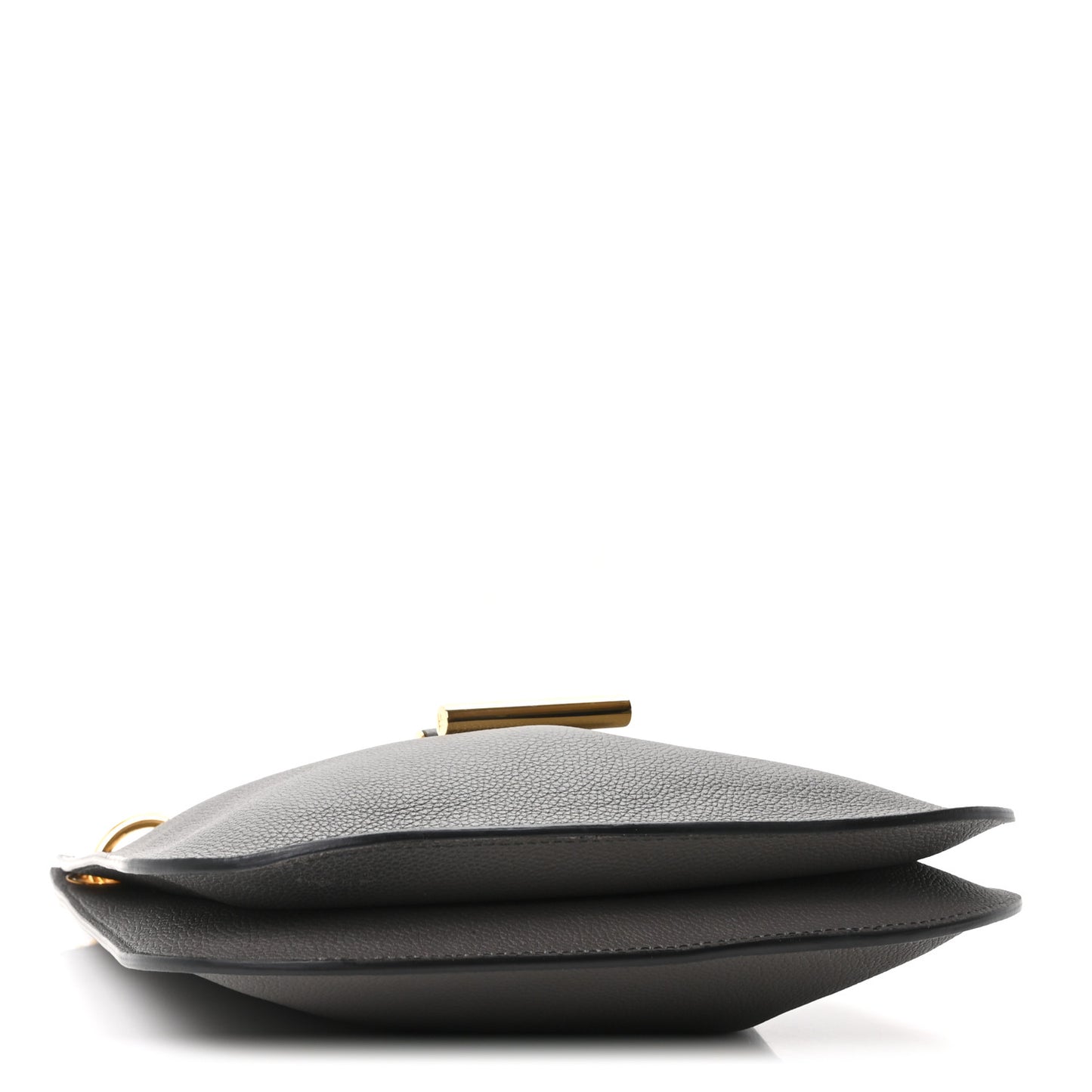 Grain Calfskin Small Tara Crossbody Graphite