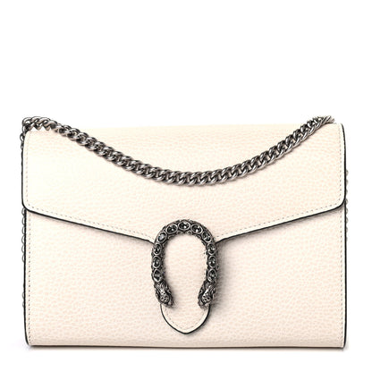Gucci Dollar Calfskin Mini Dionysus Chain Wallet Mystic White 1 of 4