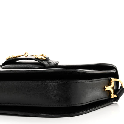 Gucci Azalea Calfskin Horsebit 1955 Shoulder Bag Black 10 of 10