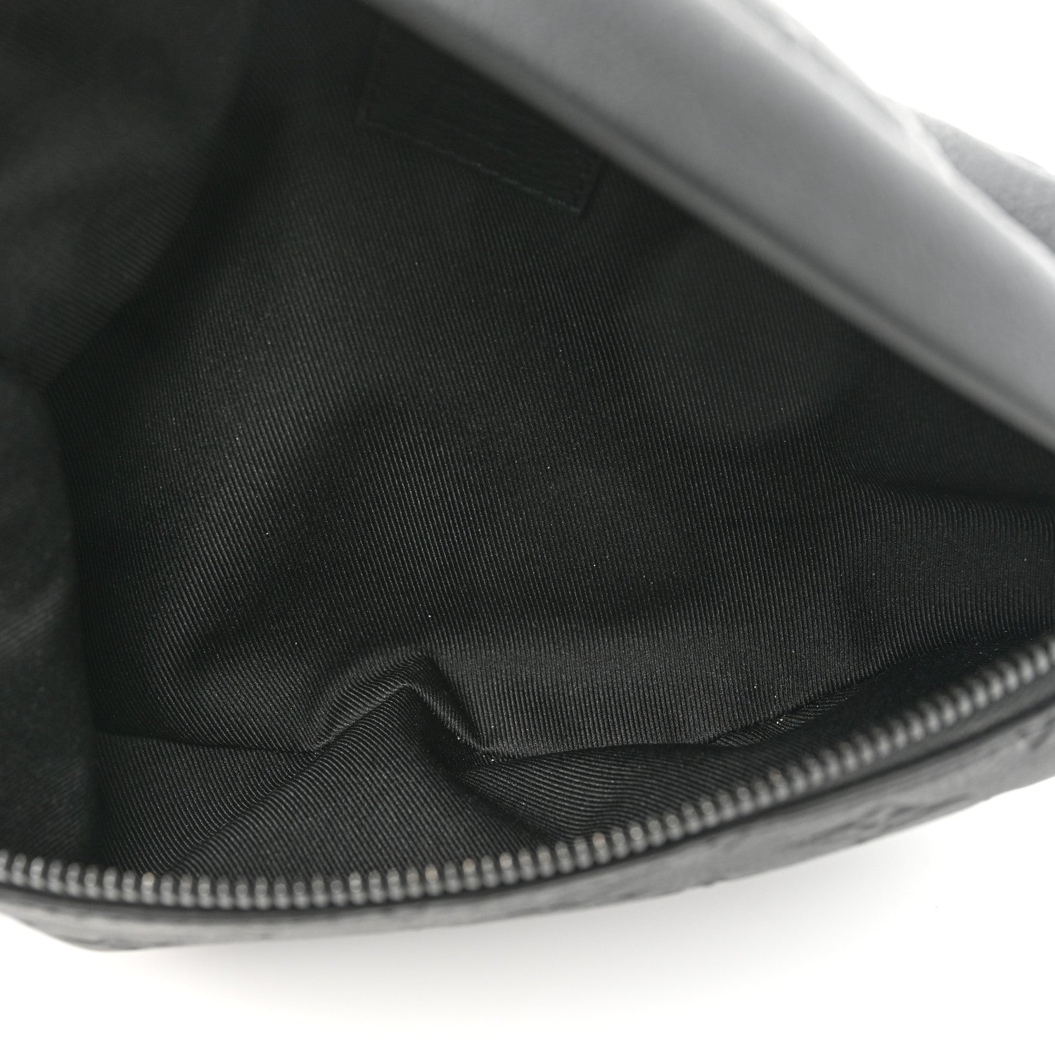 Louis Vuitton Calfskin Monogram Shadow Discovery Bumbag Black 5 of 9