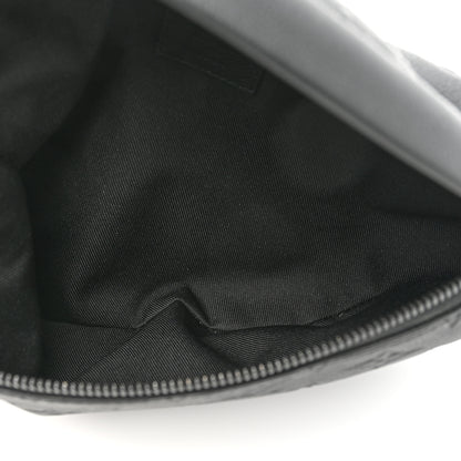 Louis Vuitton Calfskin Monogram Shadow Discovery Bumbag Black 5 of 9