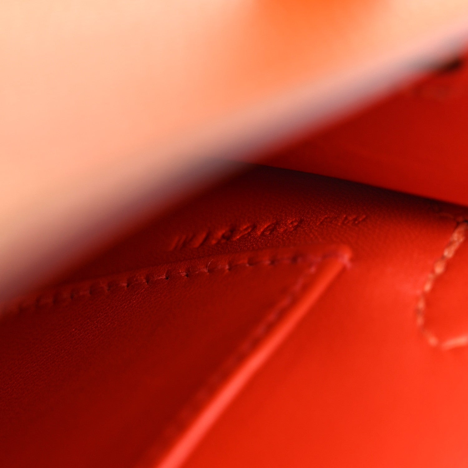 Hermes Epsom Horseshoe Mini Kelly Sellier 20 Orange Rouge Casaque 7 of 12