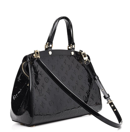 Louis Vuitton Vernis Brea MM Black 4 of 9