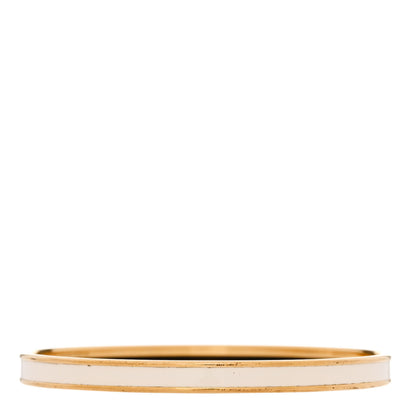 Hermes Enamel Printed Extra Narrow Bracelet 65 Craie 3 of 5